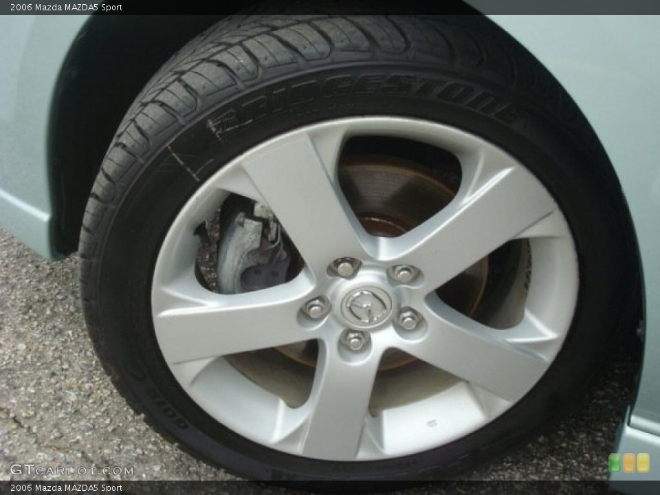 2006 Mazda MAZDA5 Sport Wheel and Tire Photo #42081403