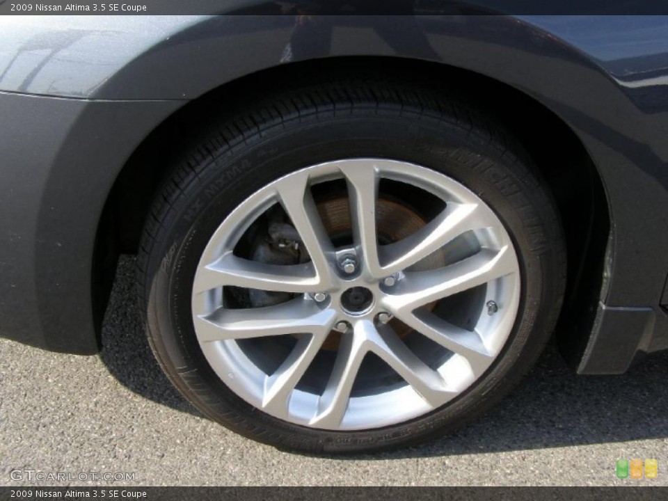 2009 Nissan Altima 3.5 SE Coupe Wheel and Tire Photo #42083475