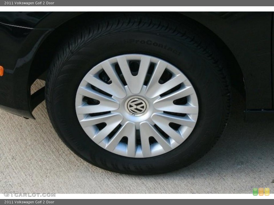 2011 Volkswagen Golf 2 Door Wheel and Tire Photo #42089383
