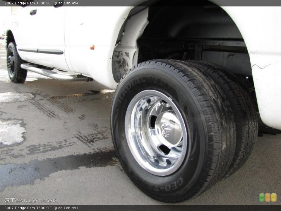 2007 Dodge Ram 3500 SLT Quad Cab 4x4 Wheel and Tire Photo #42102909