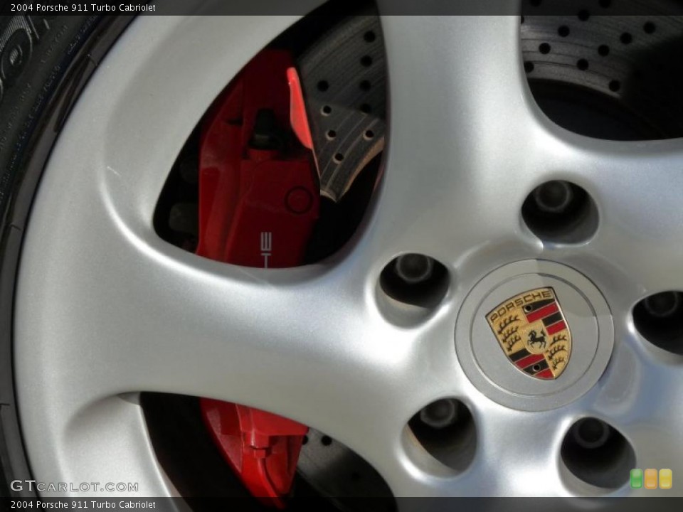 2004 Porsche 911 Turbo Cabriolet Wheel and Tire Photo #42104341