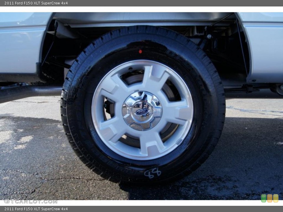 2011 Ford F150 XLT SuperCrew 4x4 Wheel and Tire Photo #42119450