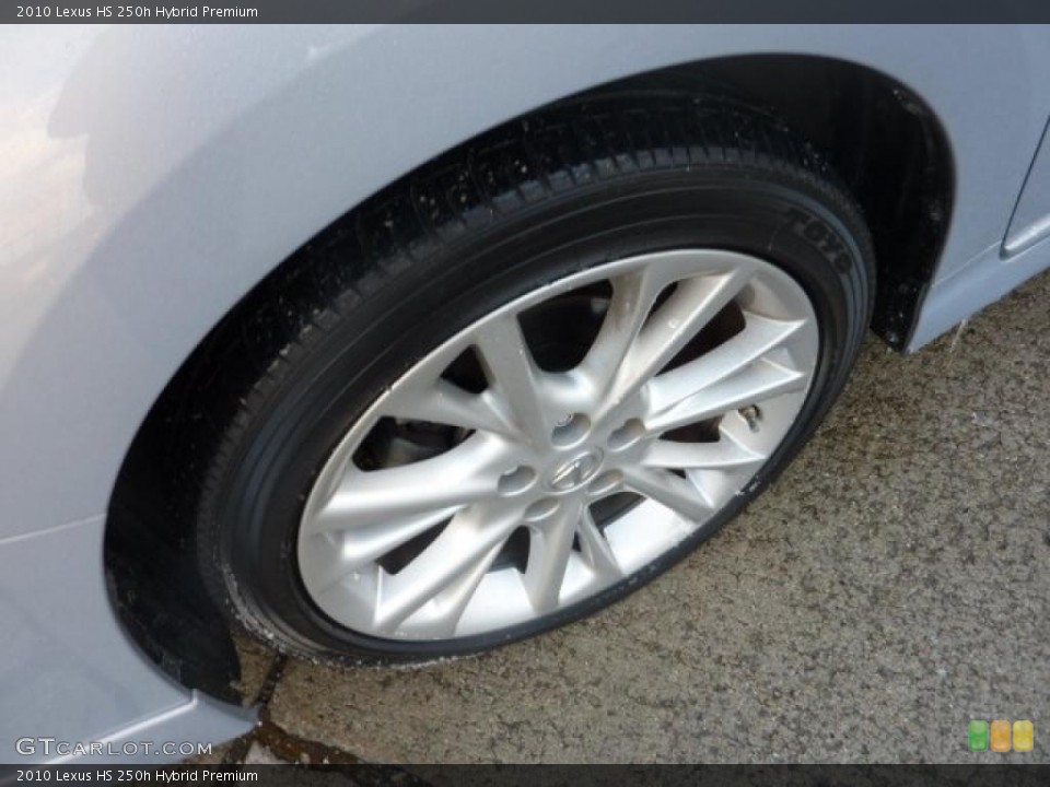 2010 Lexus HS 250h Hybrid Premium Wheel and Tire Photo #42124386