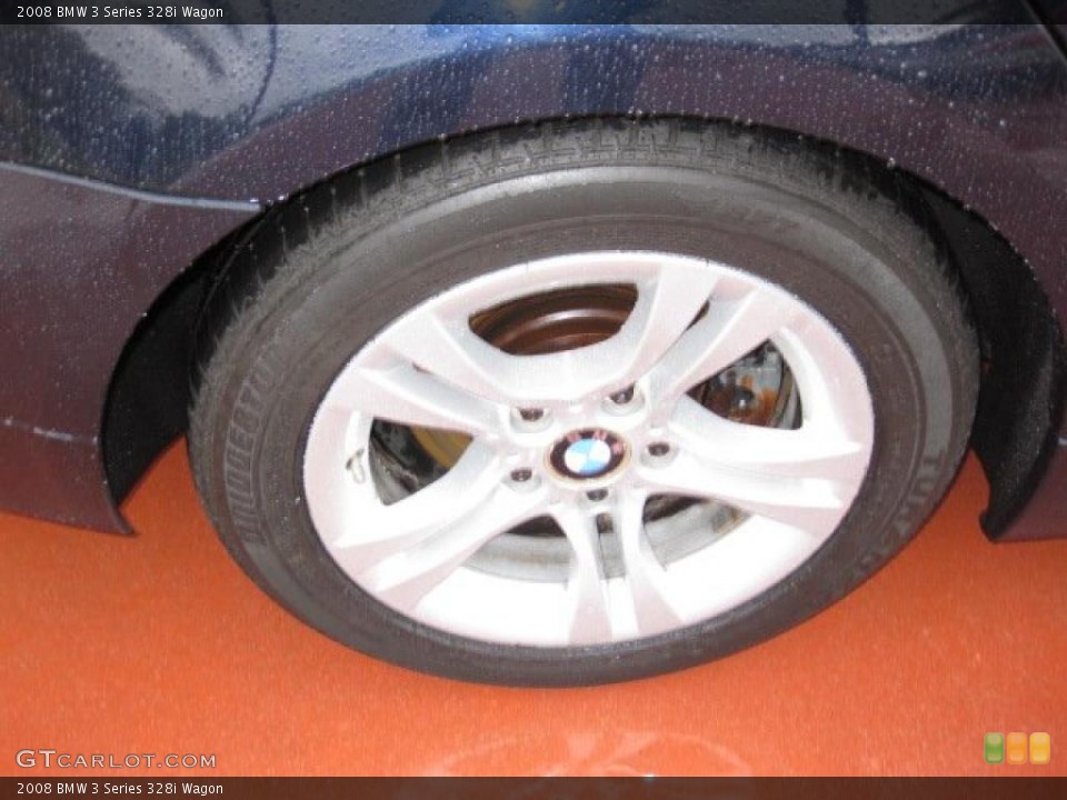 2008 BMW 3 Series 328i Wagon Wheel and Tire Photo #42126154