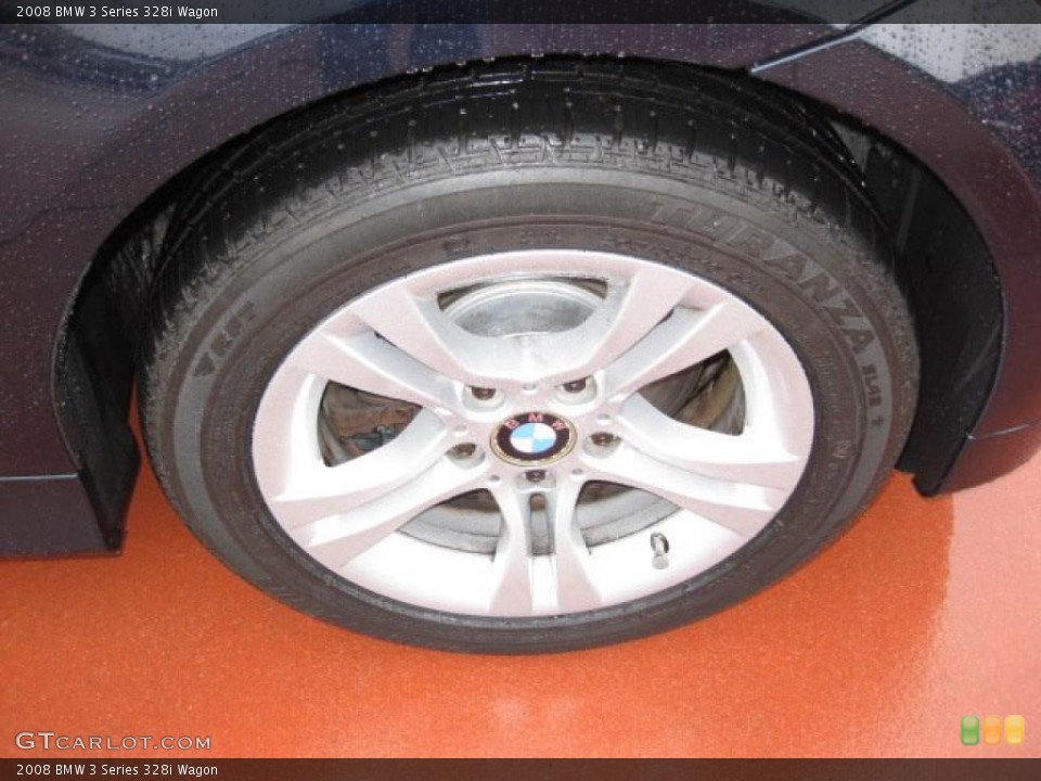 2008 BMW 3 Series 328i Wagon Wheel and Tire Photo #42126166