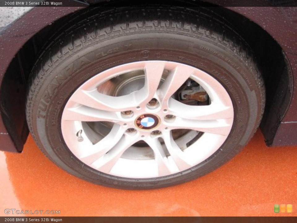 2008 BMW 3 Series 328i Wagon Wheel and Tire Photo #42126178