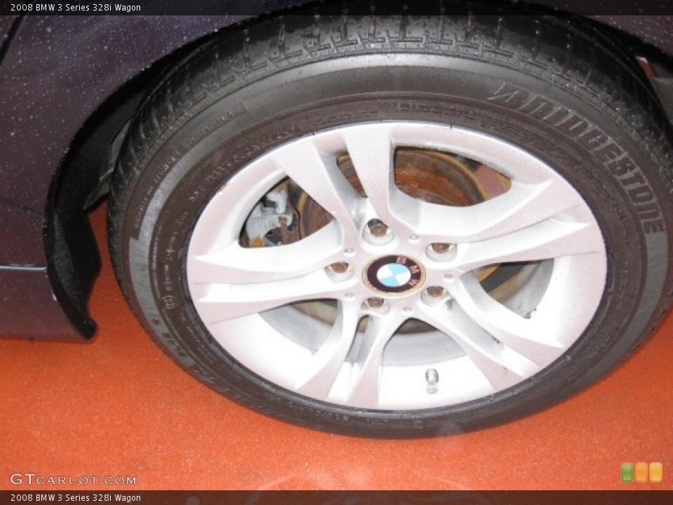 2008 BMW 3 Series 328i Wagon Wheel and Tire Photo #42126186