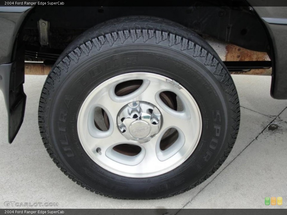 2004 Ford Ranger Edge SuperCab Wheel and Tire Photo #42130595