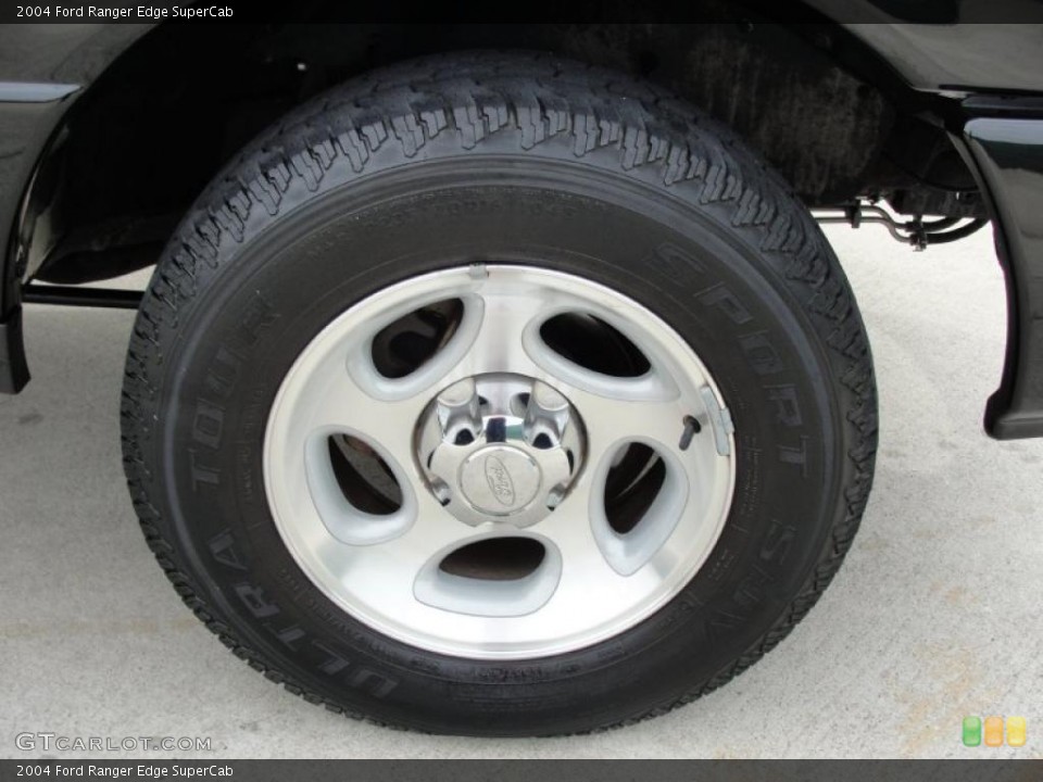 2004 Ford Ranger Edge SuperCab Wheel and Tire Photo #42130599