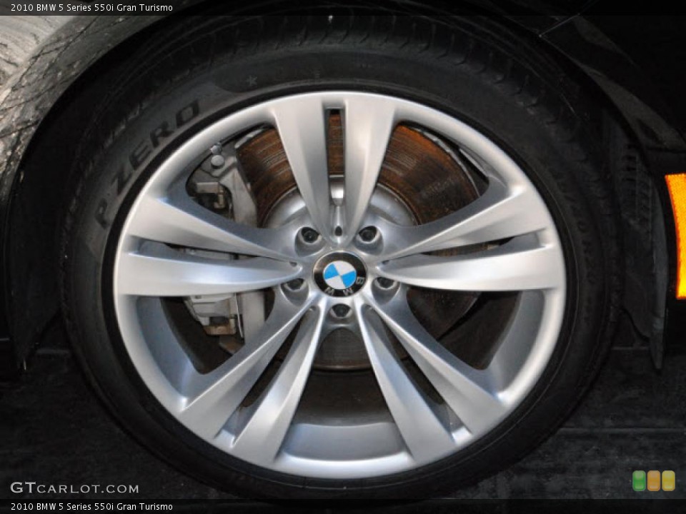 2010 BMW 5 Series 550i Gran Turismo Wheel and Tire Photo #42131883