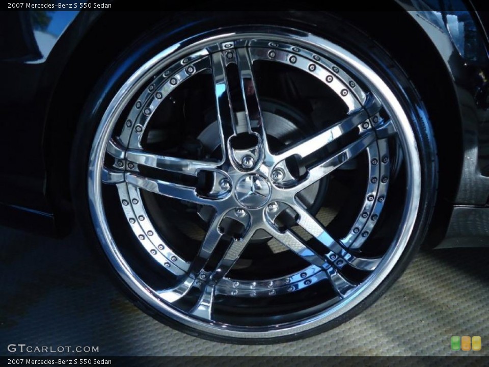 2007 Mercedes-Benz S Custom Wheel and Tire Photo #42150472