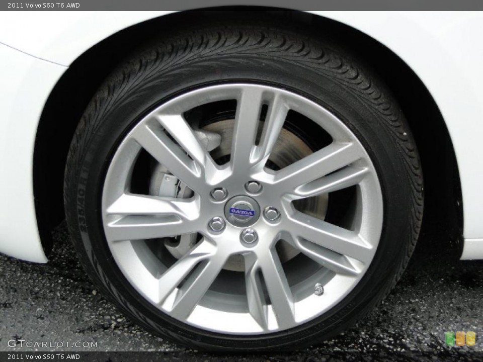 2011 Volvo S60 T6 AWD Wheel and Tire Photo #42154780
