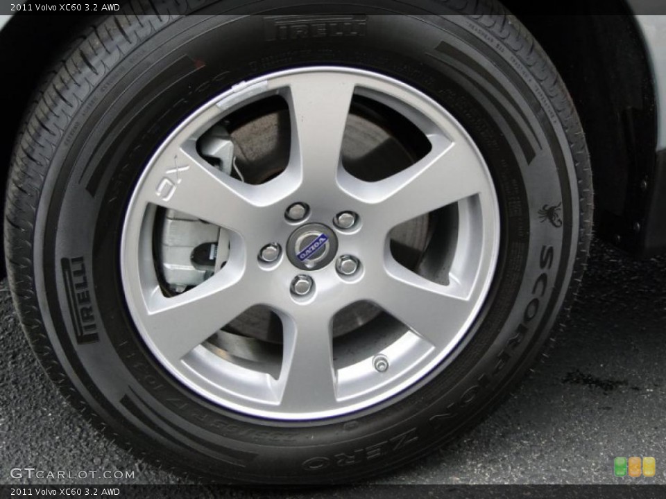 2011 Volvo XC60 3.2 AWD Wheel and Tire Photo #42155620