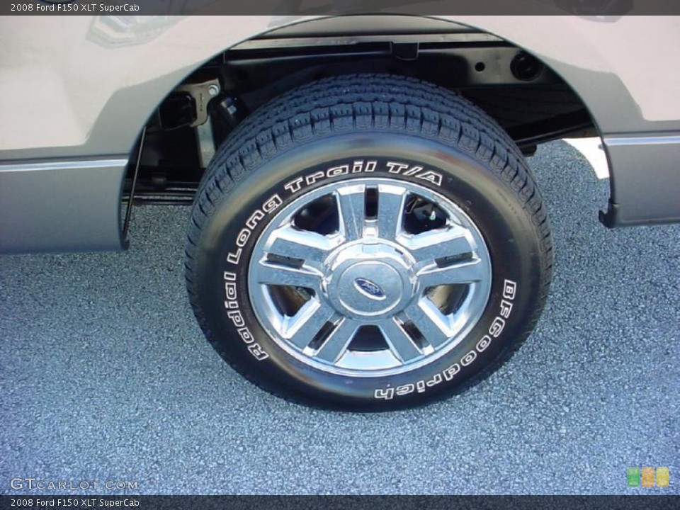 2008 Ford F150 XLT SuperCab Wheel and Tire Photo #42160296