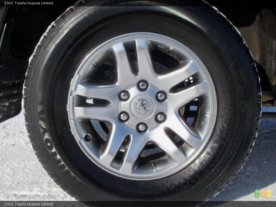 2003 Toyota Sequoia Limited Wheel and Tire Photo #42161291