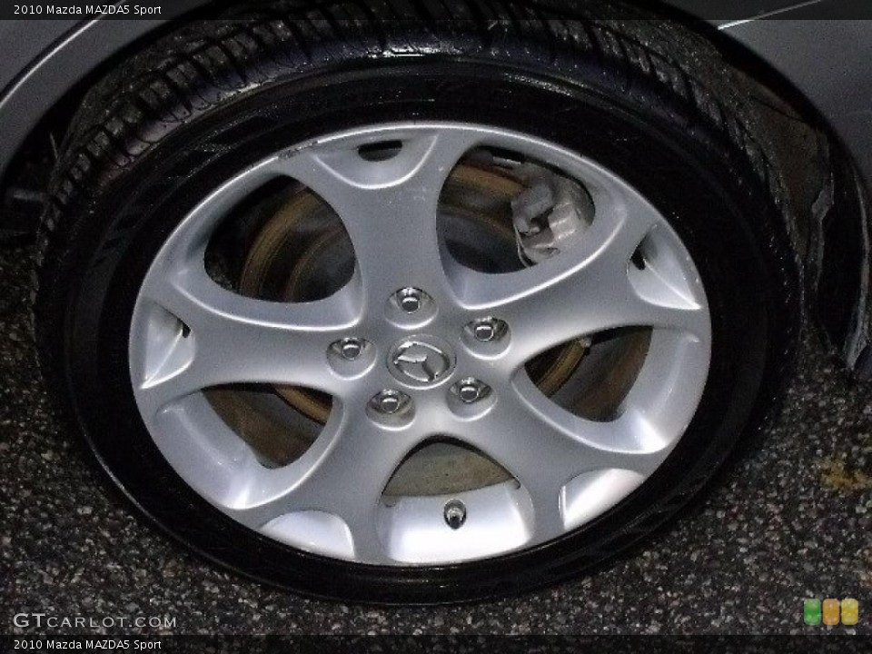2010 Mazda MAZDA5 Sport Wheel and Tire Photo #42162816