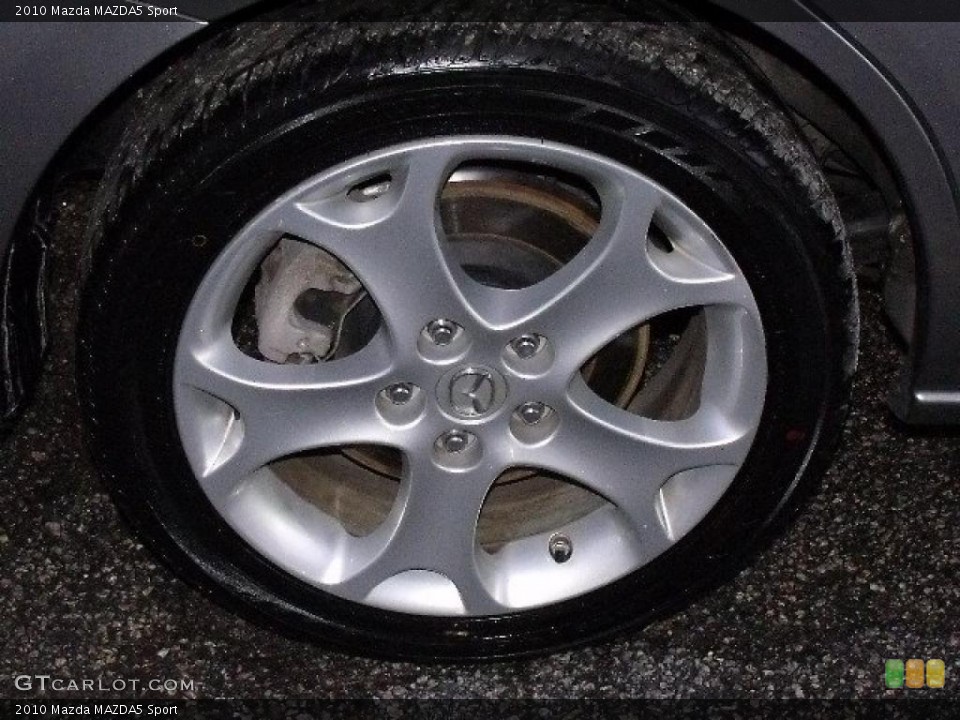 2010 Mazda MAZDA5 Sport Wheel and Tire Photo #42162828