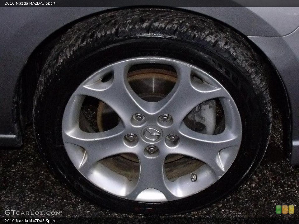 2010 Mazda MAZDA5 Sport Wheel and Tire Photo #42162844