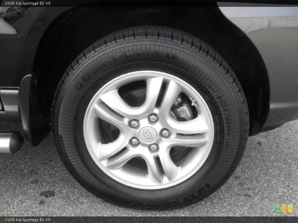 2008 Kia Sportage EX V6 Wheel and Tire Photo #42166120
