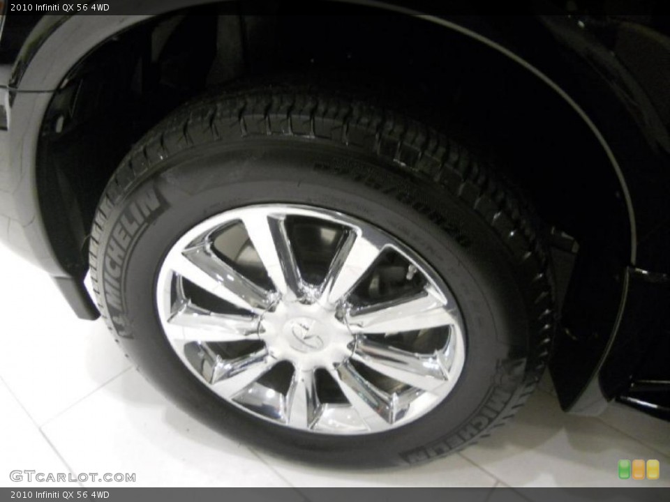 2010 Infiniti QX 56 4WD Wheel and Tire Photo #42179788