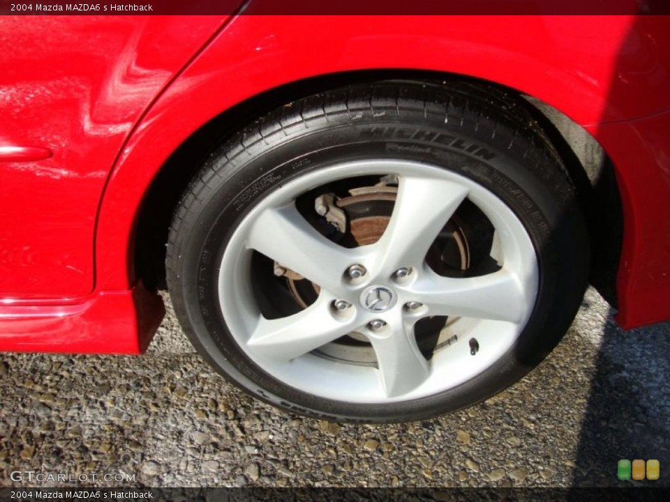2004 Mazda MAZDA6 s Hatchback Wheel and Tire Photo #42181324