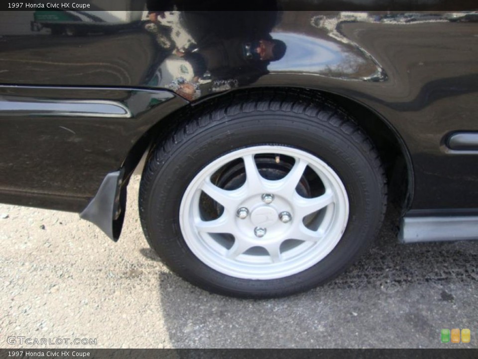 1997 Honda Civic HX Coupe Wheel and Tire Photo #42185502