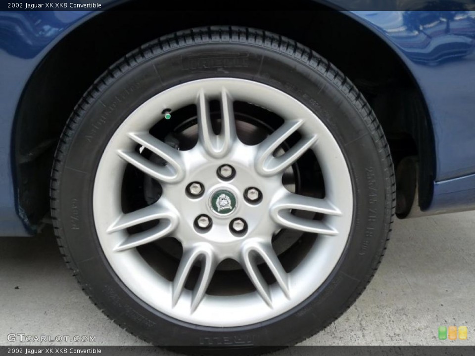 2002 Jaguar XK XK8 Convertible Wheel and Tire Photo #42190655