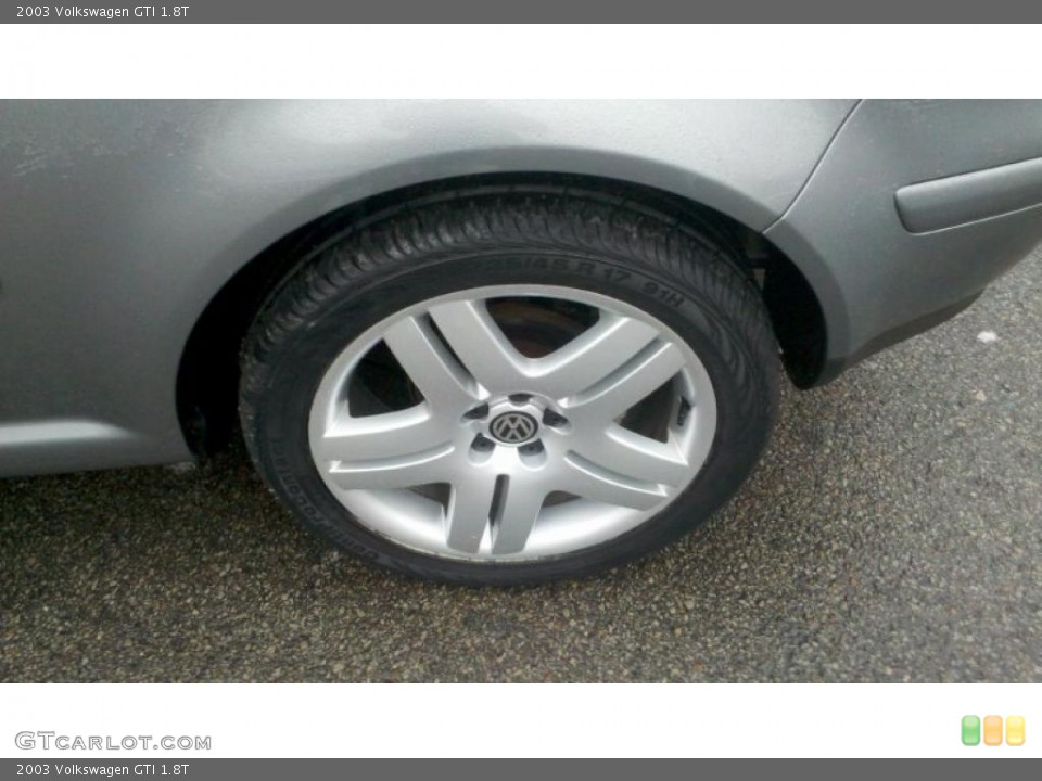2003 Volkswagen GTI 1.8T Wheel and Tire Photo #42192459
