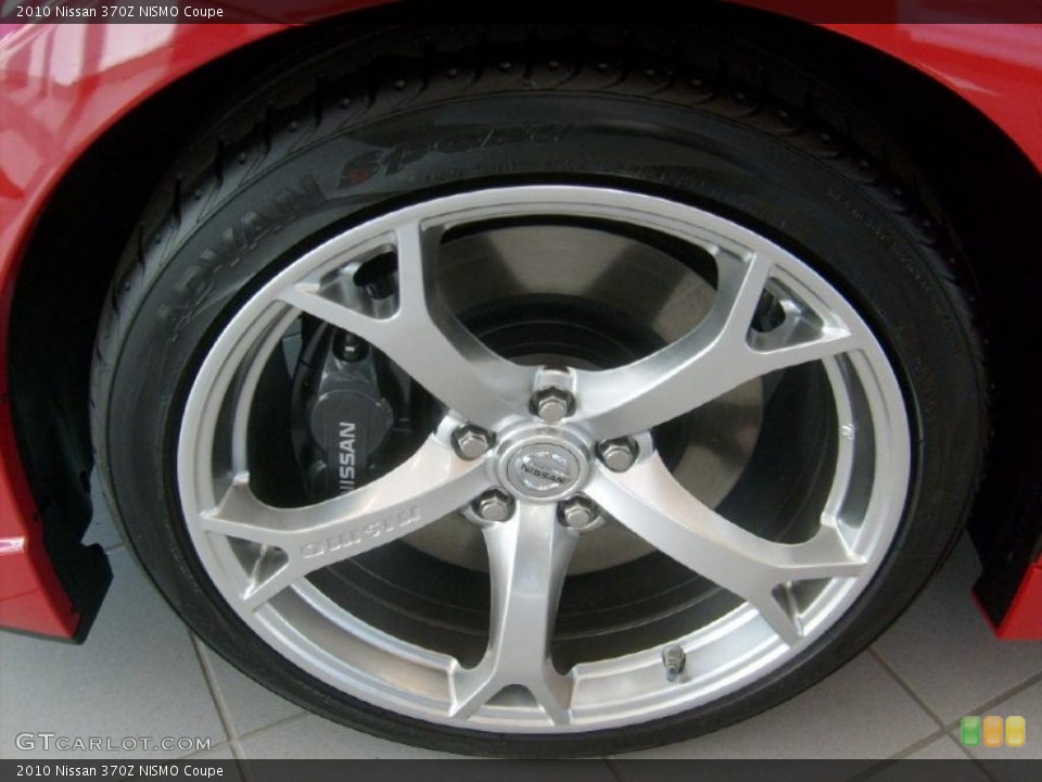 2010 Nissan 370Z NISMO Coupe Wheel and Tire Photo #42199299