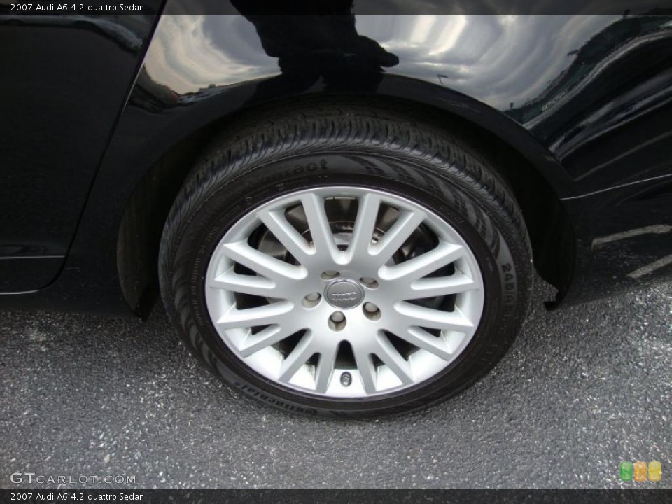 2007 Audi A6 4.2 quattro Sedan Wheel and Tire Photo #42201139
