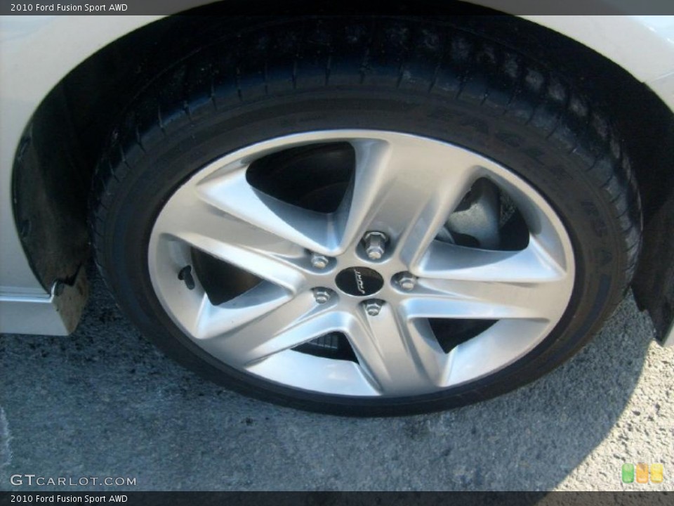 2010 Ford Fusion Sport AWD Wheel and Tire Photo #42202047