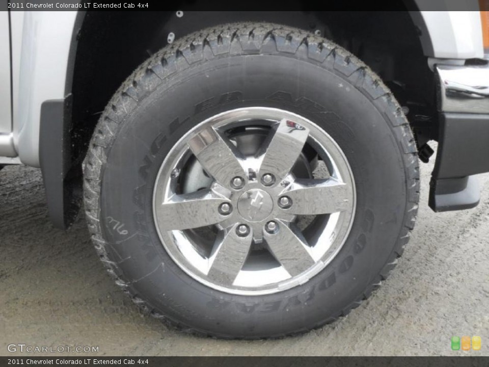2011 Chevrolet Colorado LT Extended Cab 4x4 Wheel and Tire Photo #42204684