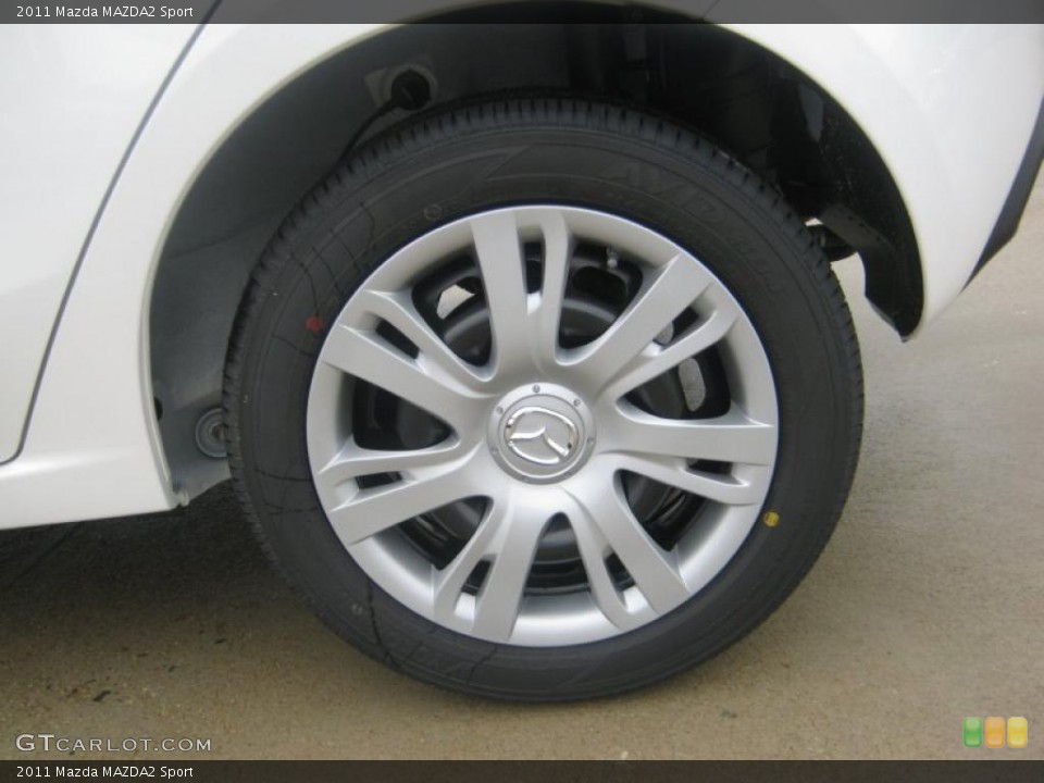 2011 Mazda MAZDA2 Sport Wheel and Tire Photo #42212495