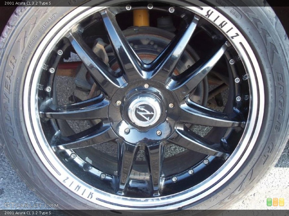 2001 Acura CL Custom Wheel and Tire Photo #42225644