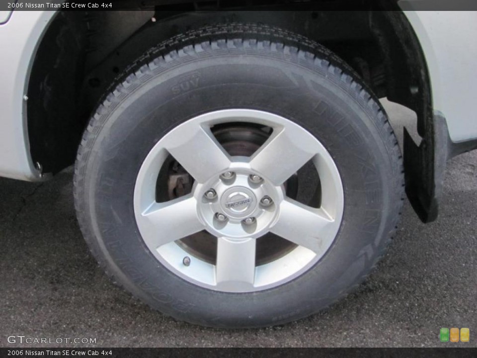 2006 Nissan Titan SE Crew Cab 4x4 Wheel and Tire Photo #42229776