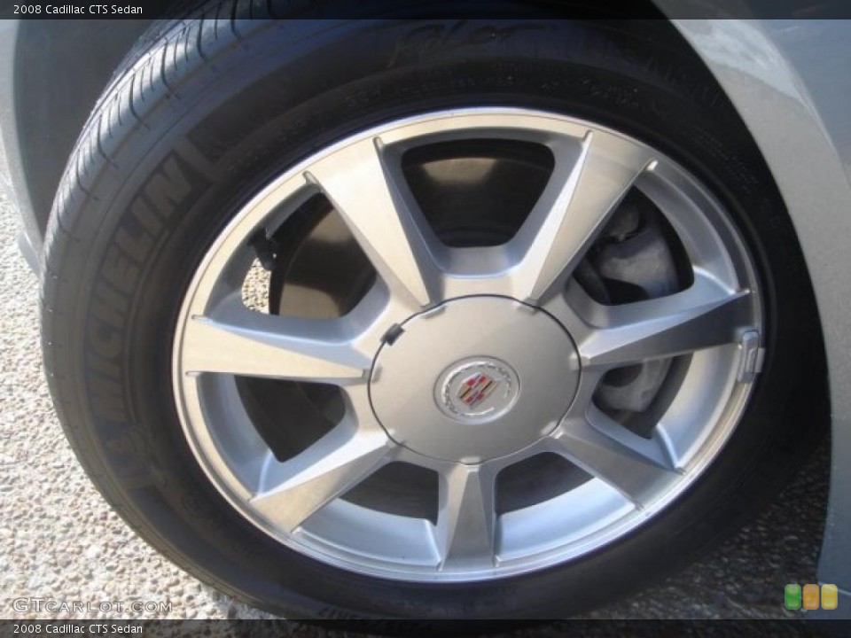 2008 Cadillac CTS Sedan Wheel and Tire Photo #42235924