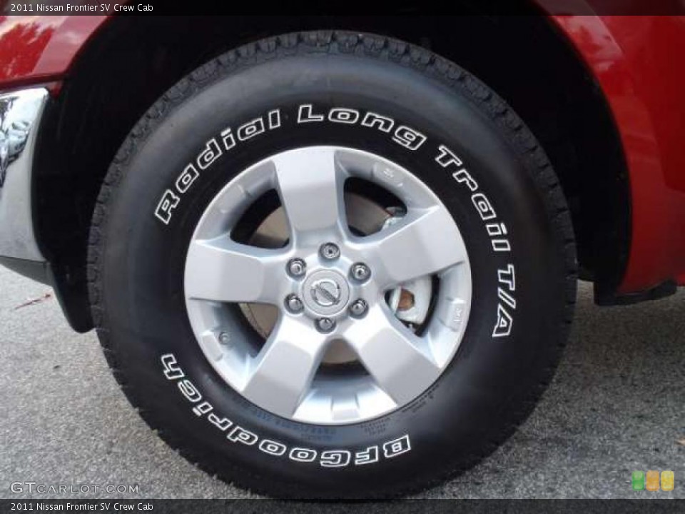 2011 Nissan Frontier SV Crew Cab Wheel and Tire Photo #42244723