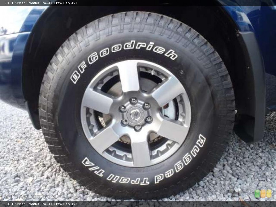 2011 Nissan Frontier Pro-4X Crew Cab 4x4 Wheel and Tire Photo #42245530