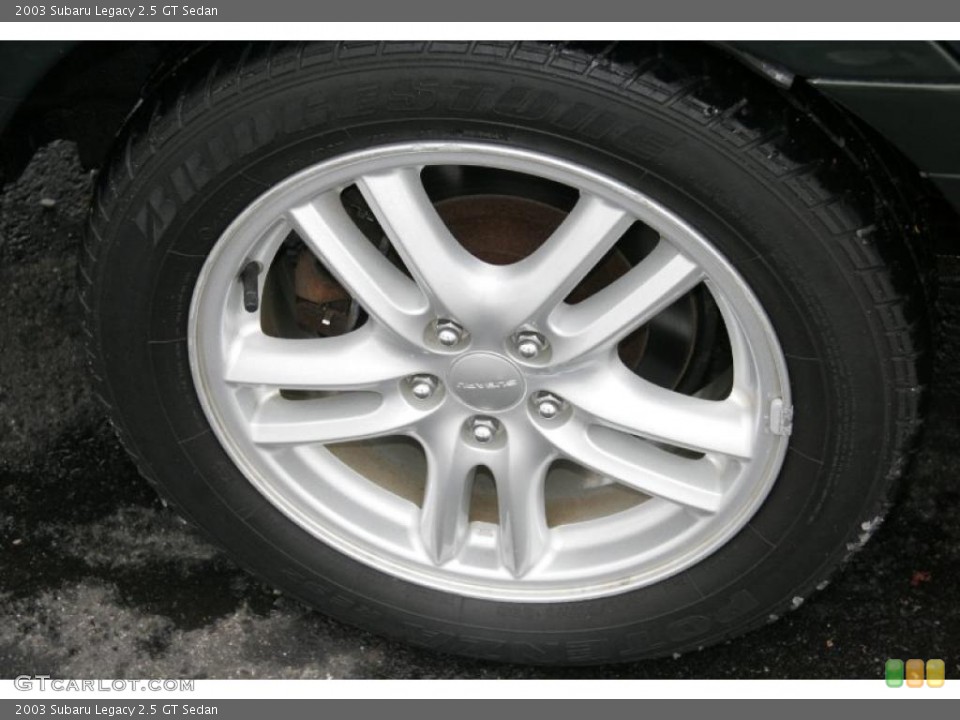 2003 Subaru Legacy 2.5 GT Sedan Wheel and Tire Photo #42249056