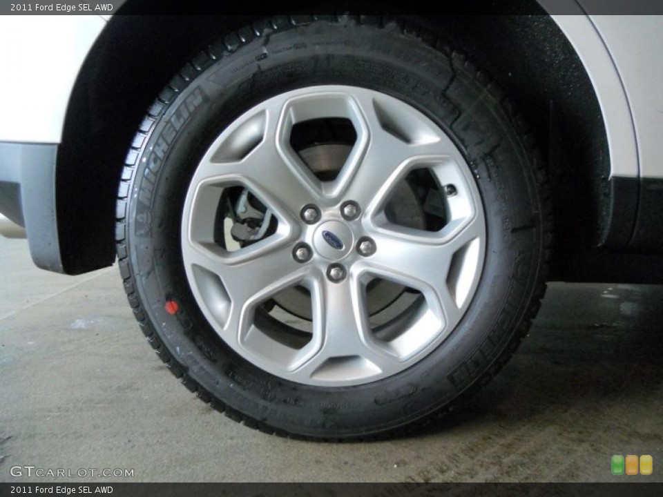 2011 Ford Edge SEL AWD Wheel and Tire Photo #42254114