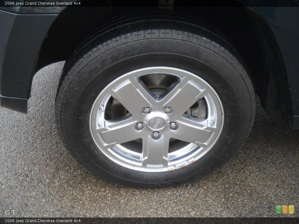 2006 Jeep Grand Cherokee Overland 4x4 Wheel and Tire Photo #42255598