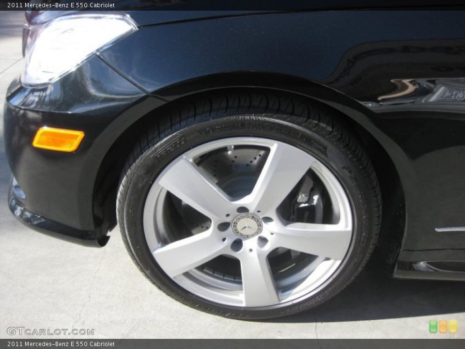 2011 Mercedes-Benz E 550 Cabriolet Wheel and Tire Photo #42258358