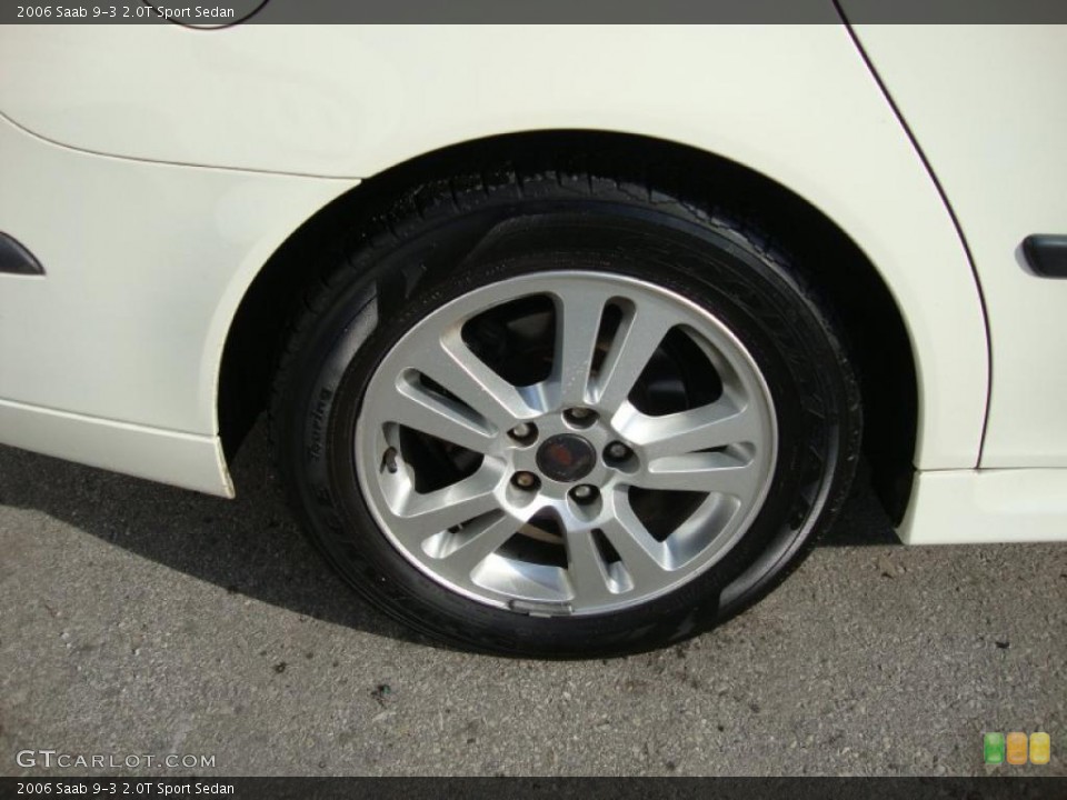 2006 Saab 9-3 2.0T Sport Sedan Wheel and Tire Photo #42260262