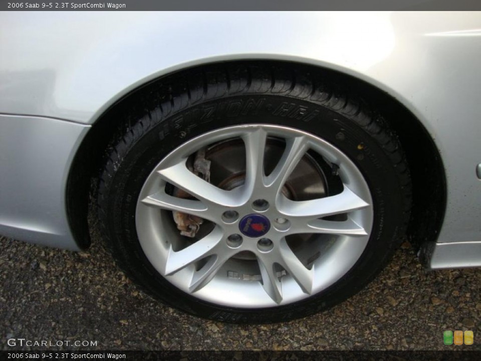 2006 Saab 9-5 2.3T SportCombi Wagon Wheel and Tire Photo #42261115