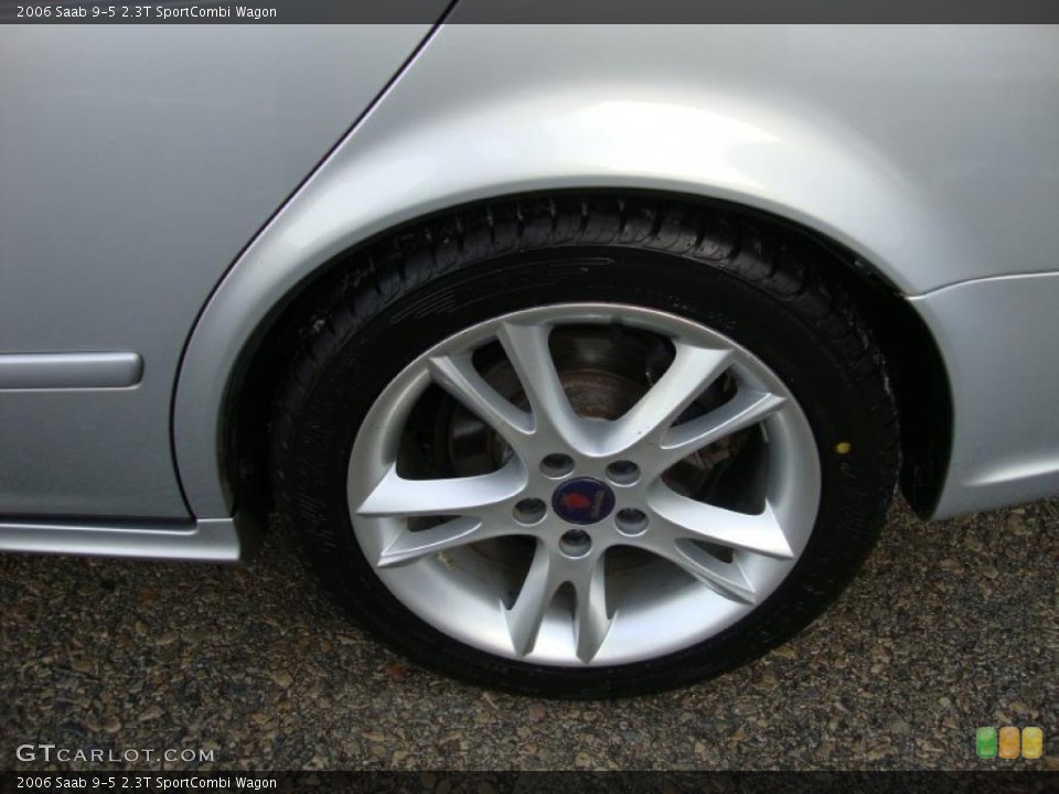 2006 Saab 9-5 2.3T SportCombi Wagon Wheel and Tire Photo #42261130