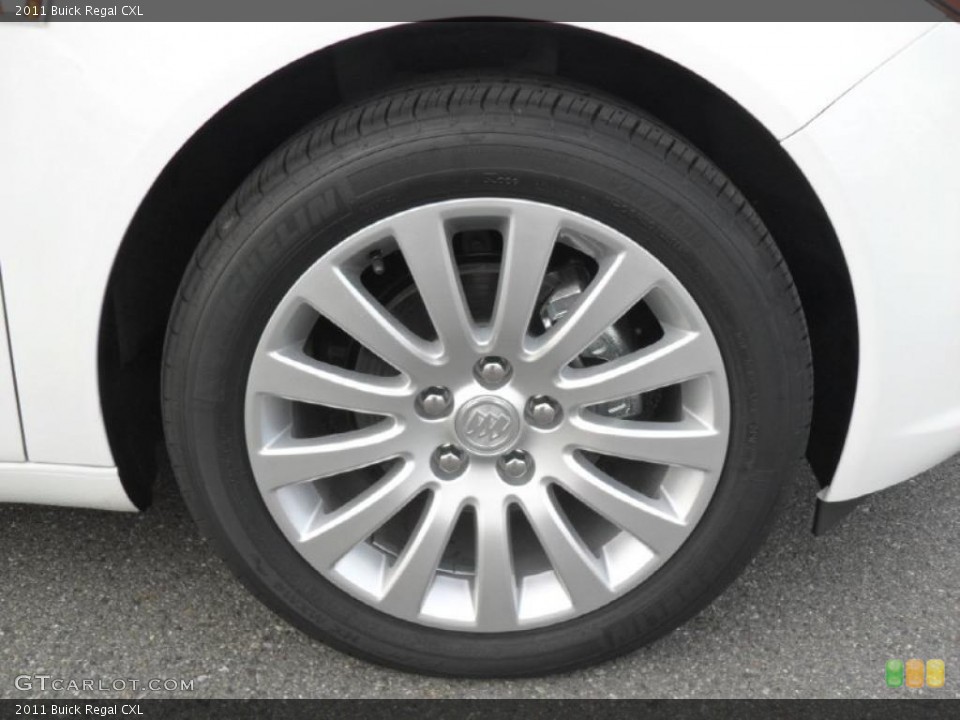 2011 Buick Regal CXL Wheel and Tire Photo #42265626