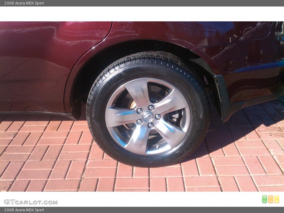 2008 Acura MDX Sport Wheel and Tire Photo #42274063