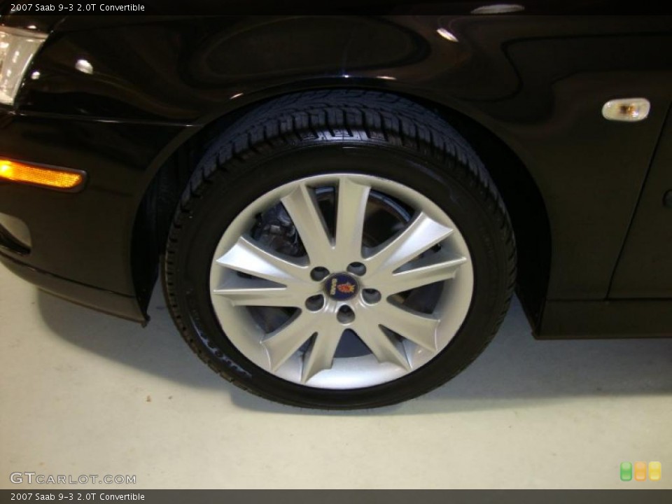 2007 Saab 9-3 2.0T Convertible Wheel and Tire Photo #42287115