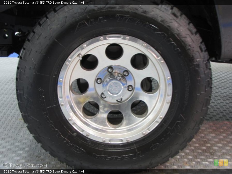 2010 Toyota Tacoma V6 SR5 TRD Sport Double Cab 4x4 Wheel and Tire Photo #42290959