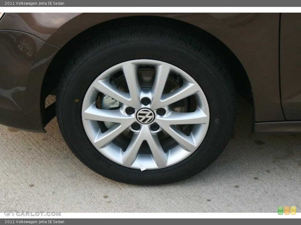 2011 Volkswagen Jetta SE Sedan Wheel and Tire Photo #42292043